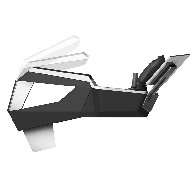 Integrated ergonomic armrest enables comfortable operation of the control panel. Spohn + Burkhardt - control panel - vehicle industry - designship GmbH - product design - industrial design - machine design - interface design - iF world design index - Top 25 Industry - Top 100 design studios worldwide - we love design