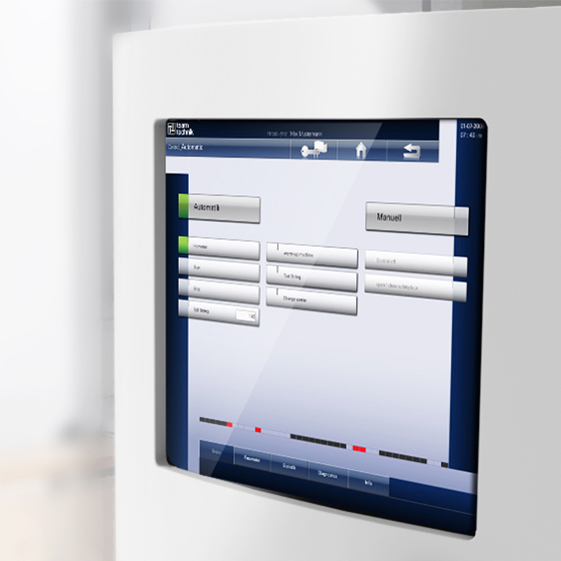 Redesign of the user interface for machines from the solar and medical sectors of the company teamtechnik. Cross-divisional, characteristic appearance. Revision of the level structure. Intuitive operator guidance. teamtechnik - GUI - graphic user interface - designship GmbH - product design - industrial design - machine design - interface design - iF world design index - Top 25 Industry - Top 100 design studios worldwide - we love design