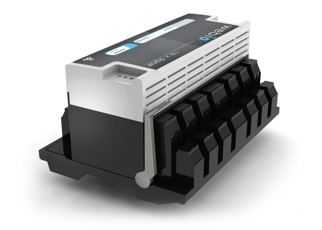 Durch integrierten Hebel einfach abzunehmende Steuereinheit der Linux I/O-Platform von Metz. Metz - I/O - Elektronikkomonente - Linux-Platform - designship GmbH - Produktdesign - Industriedesign - Maschinendesign - Interfacedesign - iF world design index - Top 25 Industry - Top 100 design studios worldwide - we love design