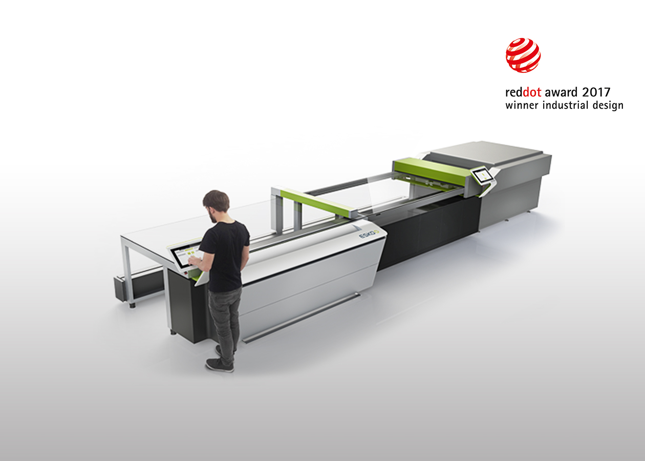 Excellent! CDI 5080 wins "red dot award 2017" design award red dot award 2017 - esko - Druckmaschine - Laser - Designpreis - digital printer - laser - design award - designship GmbH - Produktdesign - Industriedesign - Interfacedesign - product design - industrial design - interface design - iF world design index - Top 25 Industry - Top 100 design studios worldwide - we love design